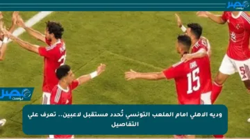 ودية الأهلي أمام الملعب التونسي تُحدد مستقبل لاعبين.. تعرف على التفاصيل